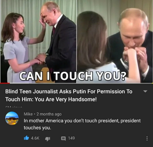 putin kissing hand